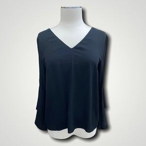 White House black market | bell sleeve blouse